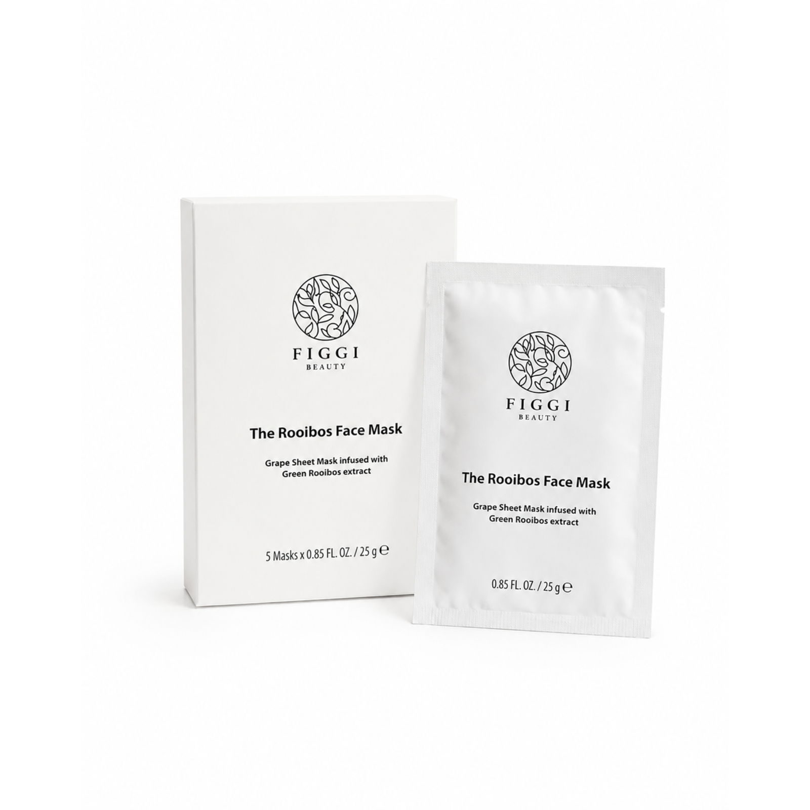 A weightless Green Rooibos sheet mask powered by Aspalux3™ to support hydration balance, comfort and calmer, more luminous-looking skin.